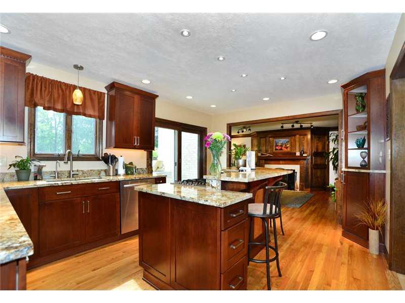415 Pinkerton Road Wexford, PA 15090 - Photo 5 of 21 Kitchen. Beautifully updated kitchen overlooks family room and has sliding door access to backyard oasis!