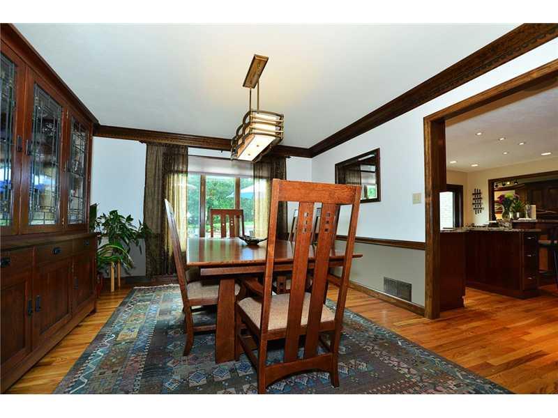 415 Pinkerton Road Wexford, PA 15090 - Photo 10 of 21 Dining Room. Formal dining room with refinished hardwood floors, crown molding & chair rail.