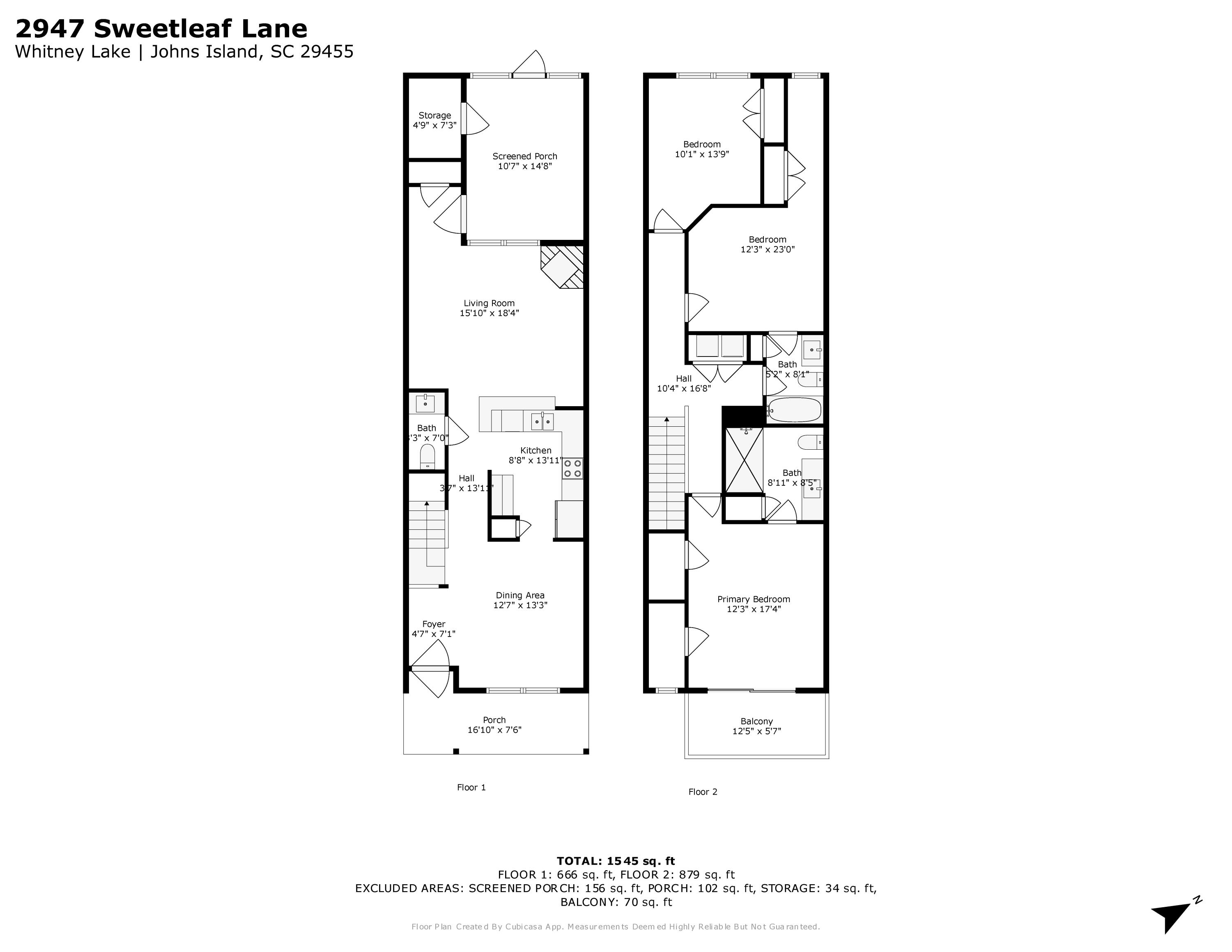 2947 Sweetleaf Lane Johns Island, SC 29455 - Photo 60 of 62 floorplan_combined