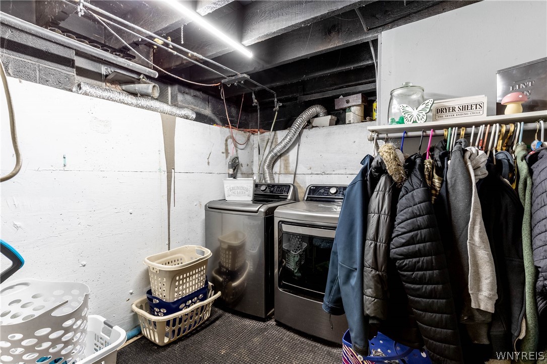 6795 Nash Road Wheatfield, NY 14120 - Photo 29 of 37 Basement laundry Room