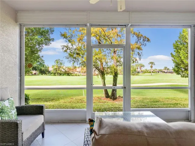 a view of a city from a big room