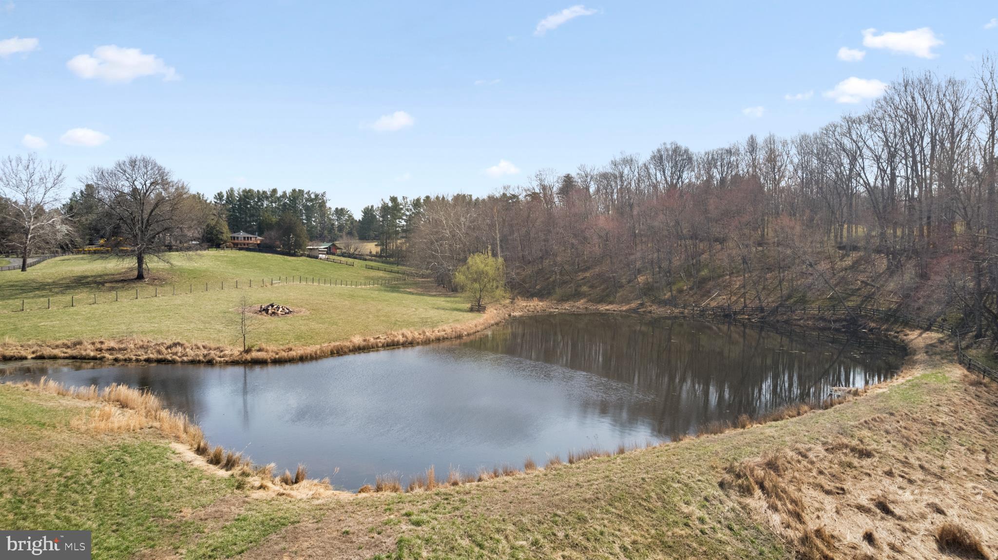 10803 Crest Hill Road Marshall, VA 20115 - Photo 25 of 30 Serene pond nestled in lush greenery.