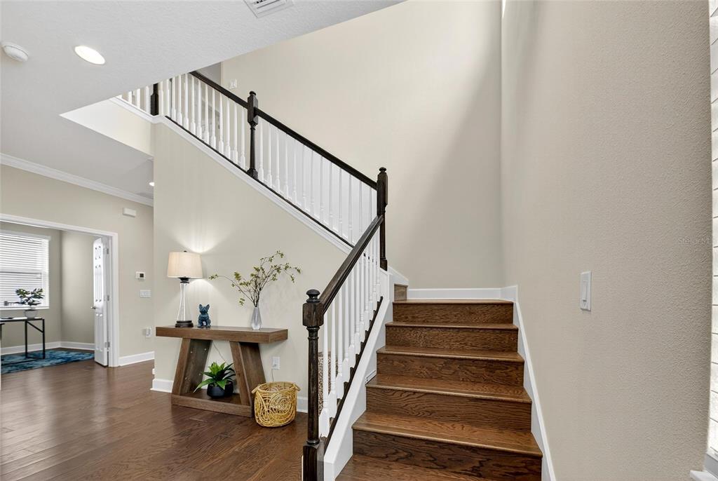 5534 Silver Sun Drive Apollo Beach, FL 33572 - Photo 21 of 76 a view of entryway and hall with wooden floor