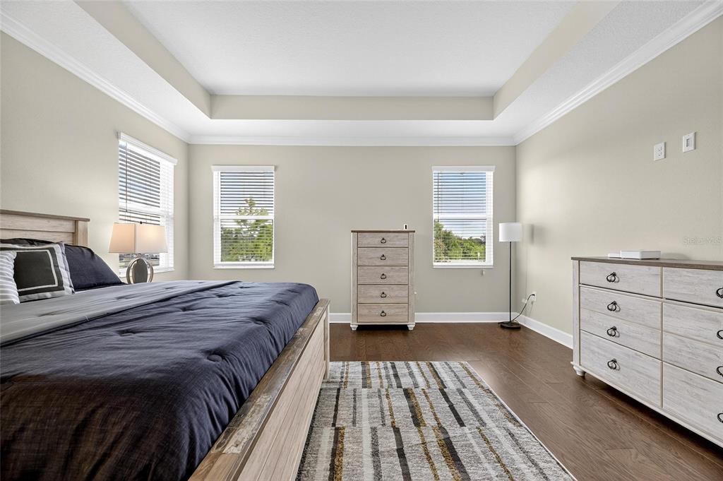 5534 Silver Sun Drive Apollo Beach, FL 33572 - Photo 34 of 76 a bedroom with a bed and a dresser