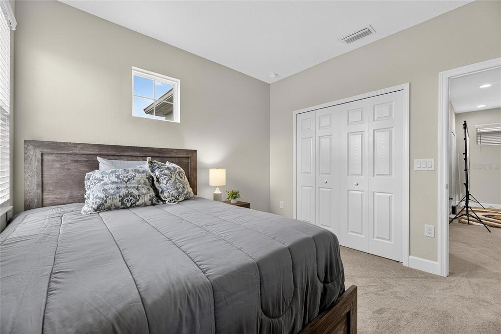 5534 Silver Sun Drive Apollo Beach, FL 33572 - Photo 37 of 76 a bedroom with a bed and a painting on the wall