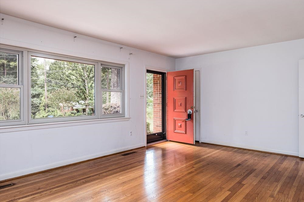 602 Wofford Road Durham, NC 27707 - Photo 4 of 26 All original windows were replaced with energy efficient, double pain sashes. Living Room