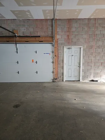 a view of garage