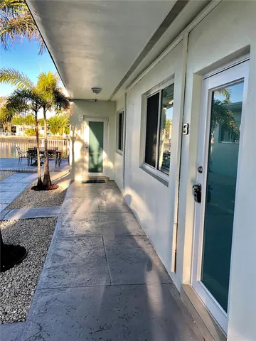 a view of a yard with a plants