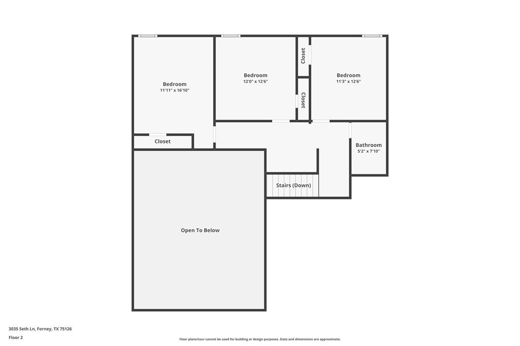3035 Seth Lane Forney, TX 75126 - Photo 31 of 31 a picture of a floor plan