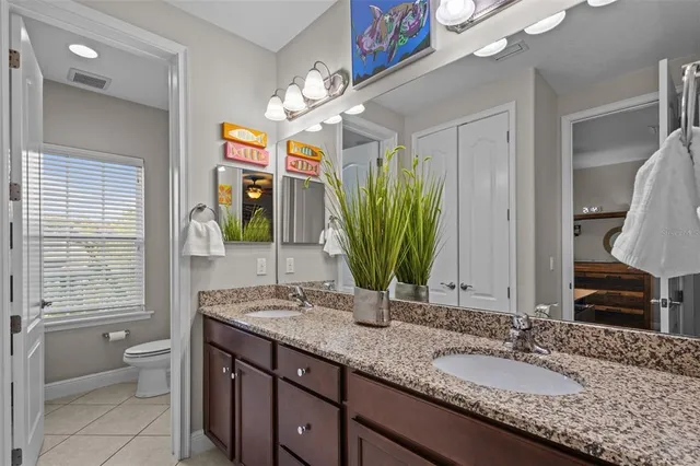 a view of a city with mountains