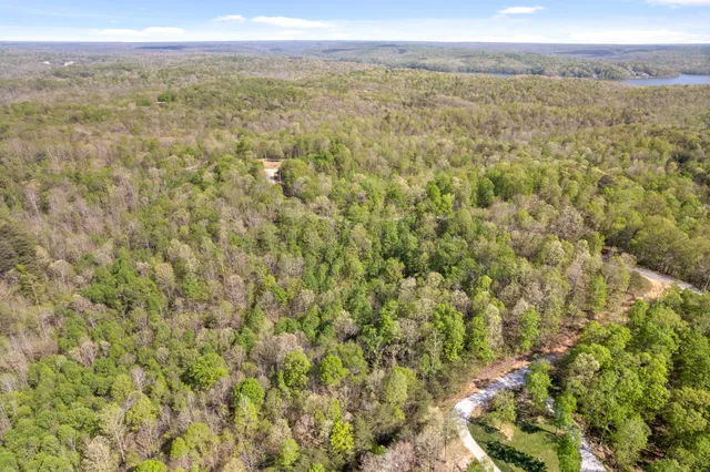 a view of a city with an outdoor space