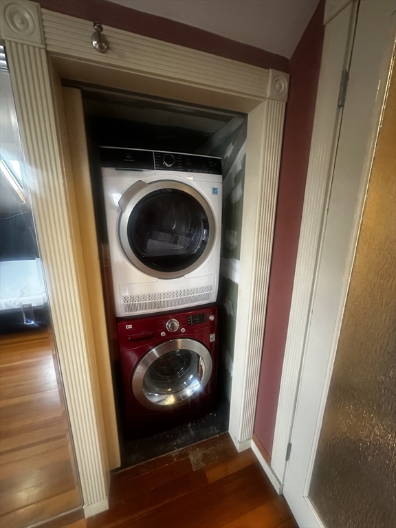 1034 North Main Street, Unit 2 Randolph, MA 02368 - Photo 8 of 14 a utility room with dryer and washer