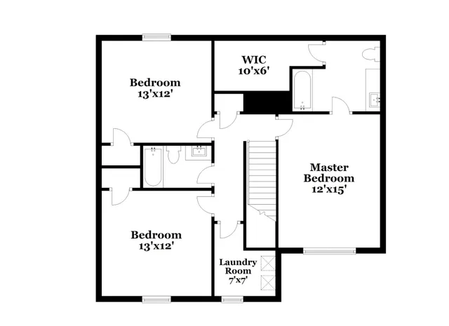 a picture of a floor plan