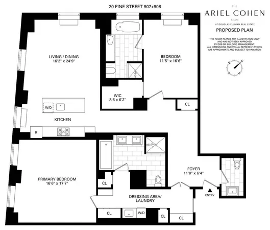 $2,097,000 | 20 Pine Street, Unit 907/908 | Financial District
