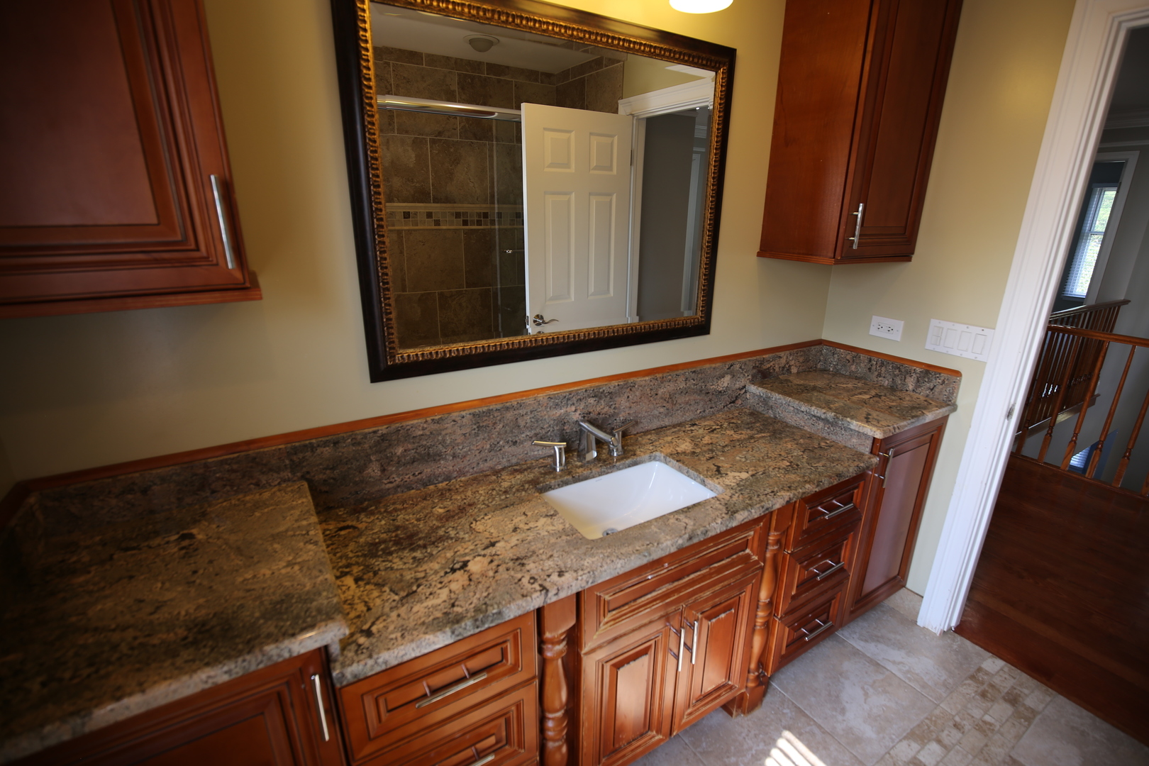 2603 Old Mill Lane Rolling Meadows, IL 60008 - Photo 31 of 45 a bathroom with a sink and a mirror