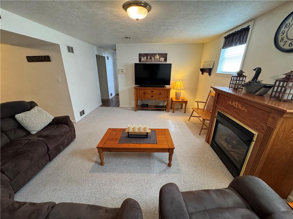 208 Pats Drive Rostraver Township, PA 15012 - Photo 18 of 50 a living room with furniture and a flat screen tv