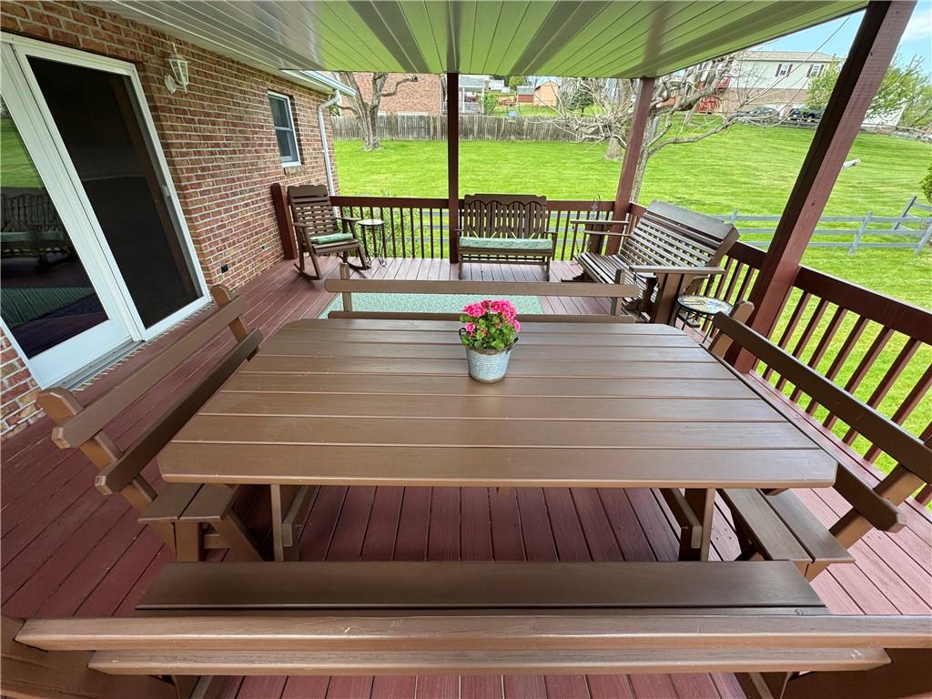 208 Pats Drive Rostraver Township, PA 15012 - Photo 22 of 50 a view of deck with patio