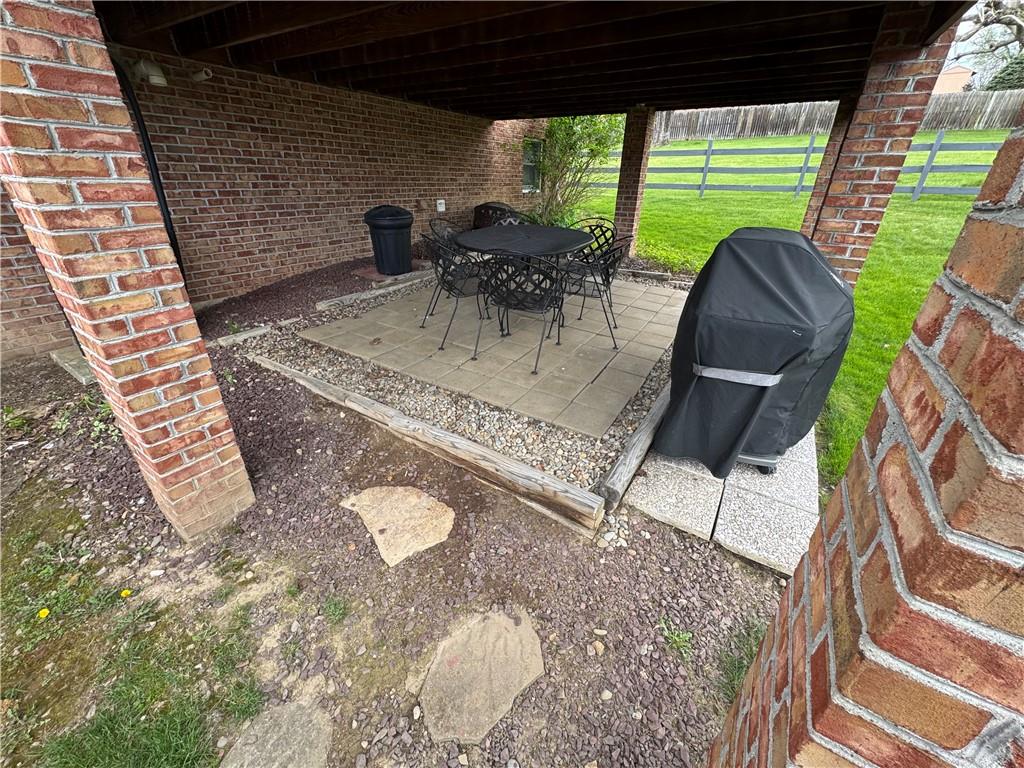 208 Pats Drive Rostraver Township, PA 15012 - Photo 32 of 50 a view of a porch with furniture and a yard