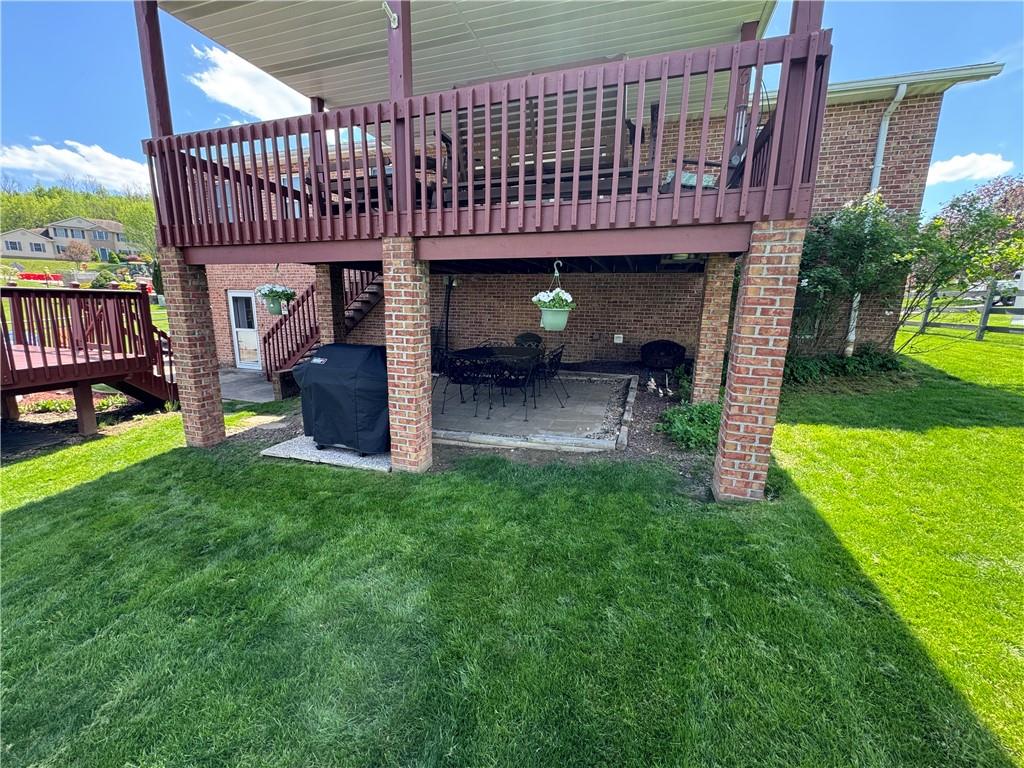 208 Pats Drive Rostraver Township, PA 15012 - Photo 38 of 50 a view of a porch with a garden