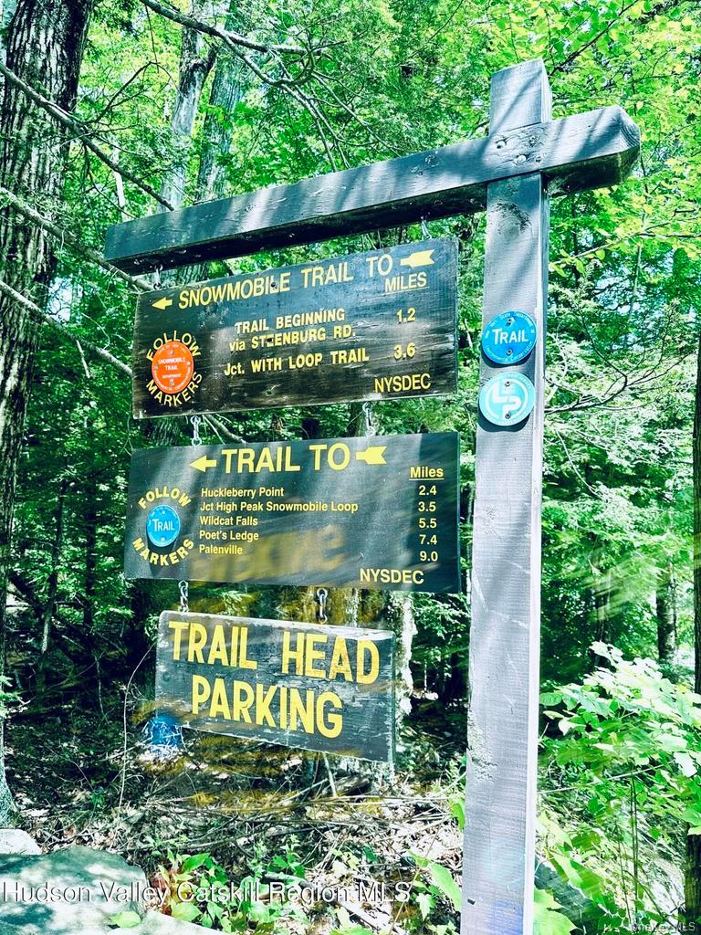8 Corfu Road Hunter, NY 12427 - Photo 5 of 18 a sign that is on a tree