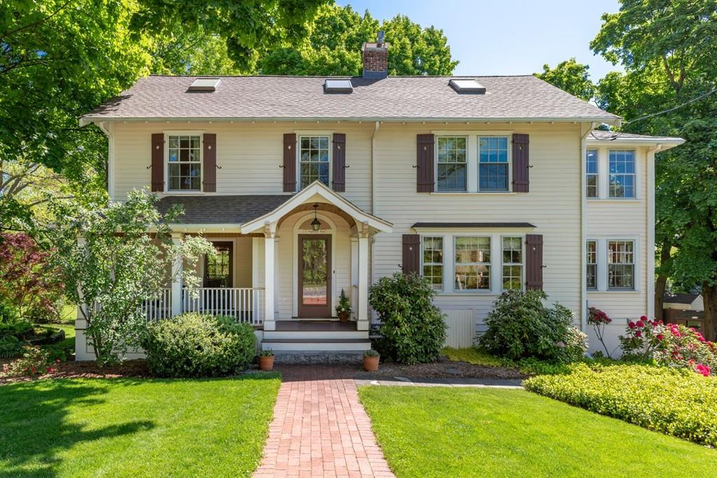 2 Highland Avenue Lexington, MA 02421 - Photo 1 of 32 a front view of a house with a yard