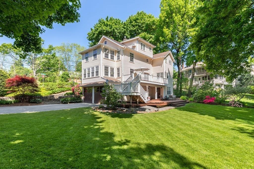 2 Highland Avenue Lexington, MA 02421 - Photo 31 of 32 a view of a house with a big yard plants and large trees