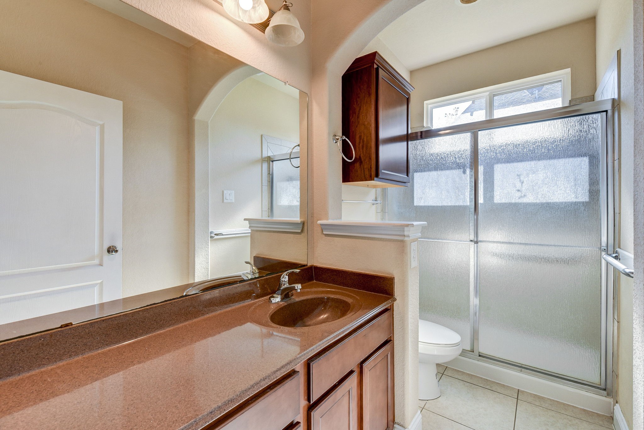 39 South Pinto Point Circle Spring, TX 77389 - Photo 32 of 48 a bathroom with a sink toilet and shower