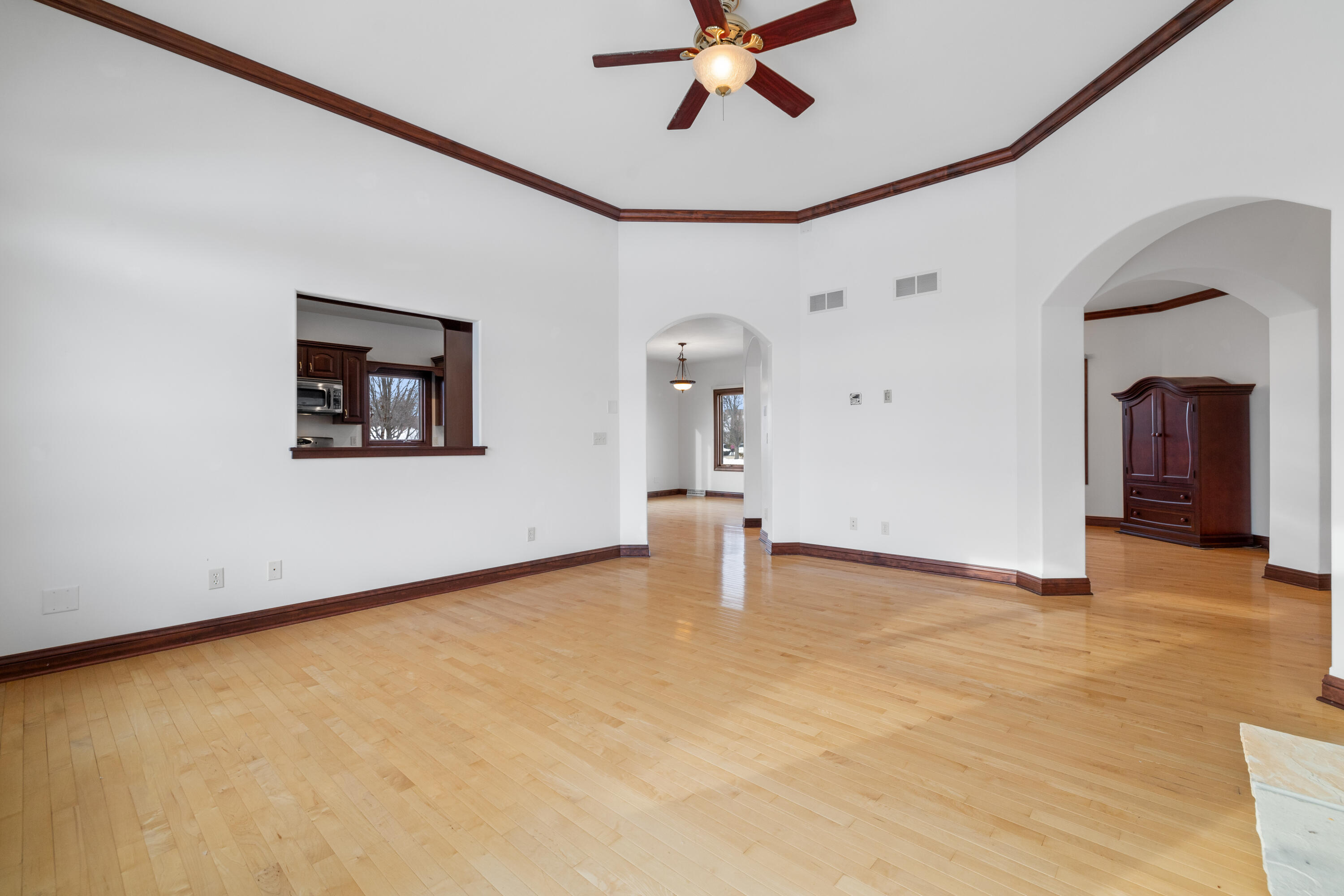 145 Victoria Circle Union Grove, WI 53182 - Photo 14 of 83 Kitchen Windo to Living Room