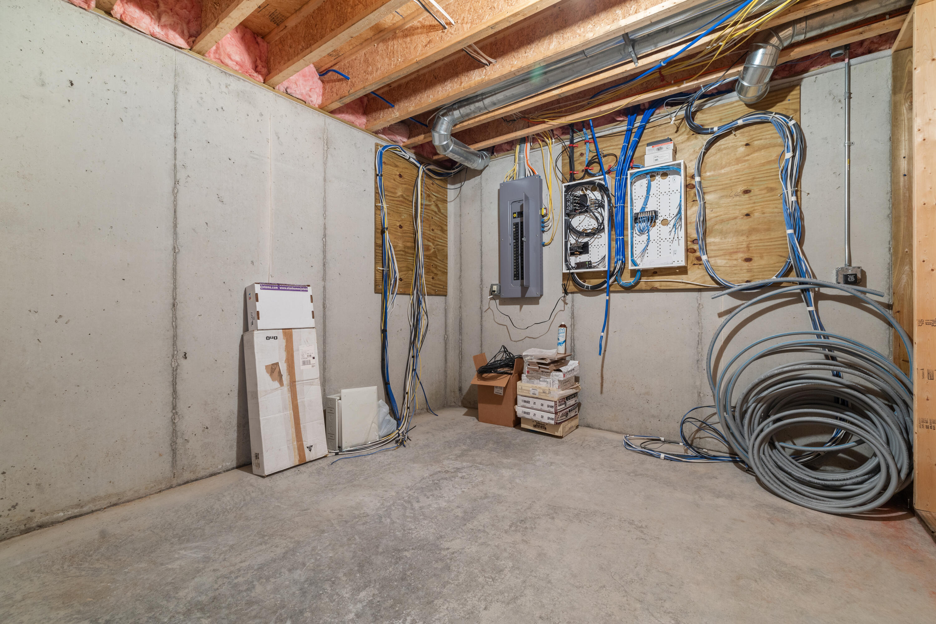 145 Victoria Circle Union Grove, WI 53182 - Photo 56 of 83 Basement Storage and Electrical Breakers