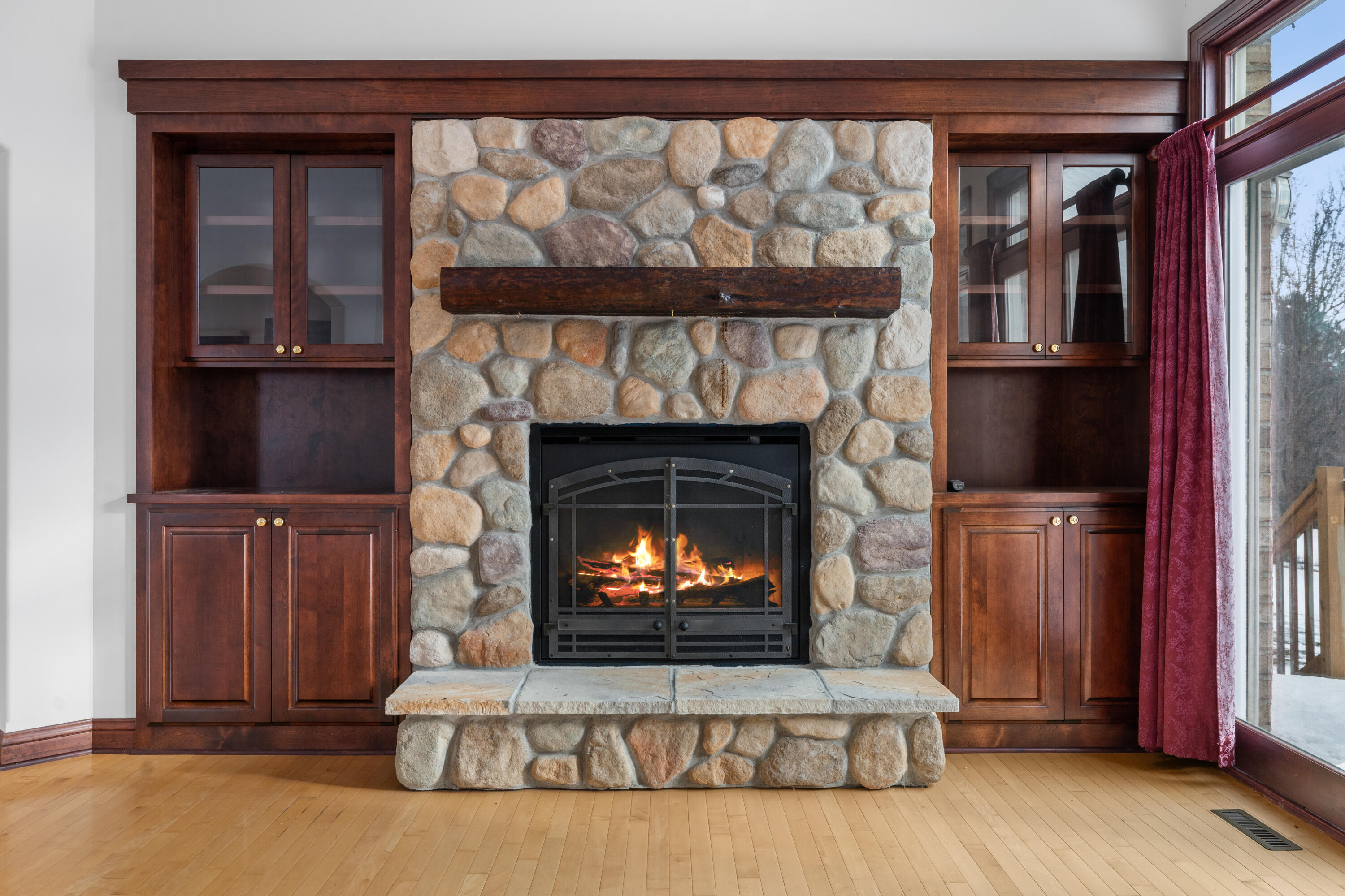 145 Victoria Circle Union Grove, WI 53182 - Photo 5 of 83 Stone Front Fireplace