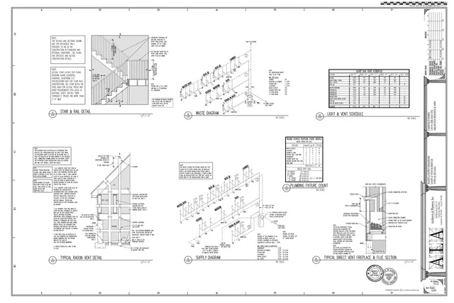 a view of a black and white photo