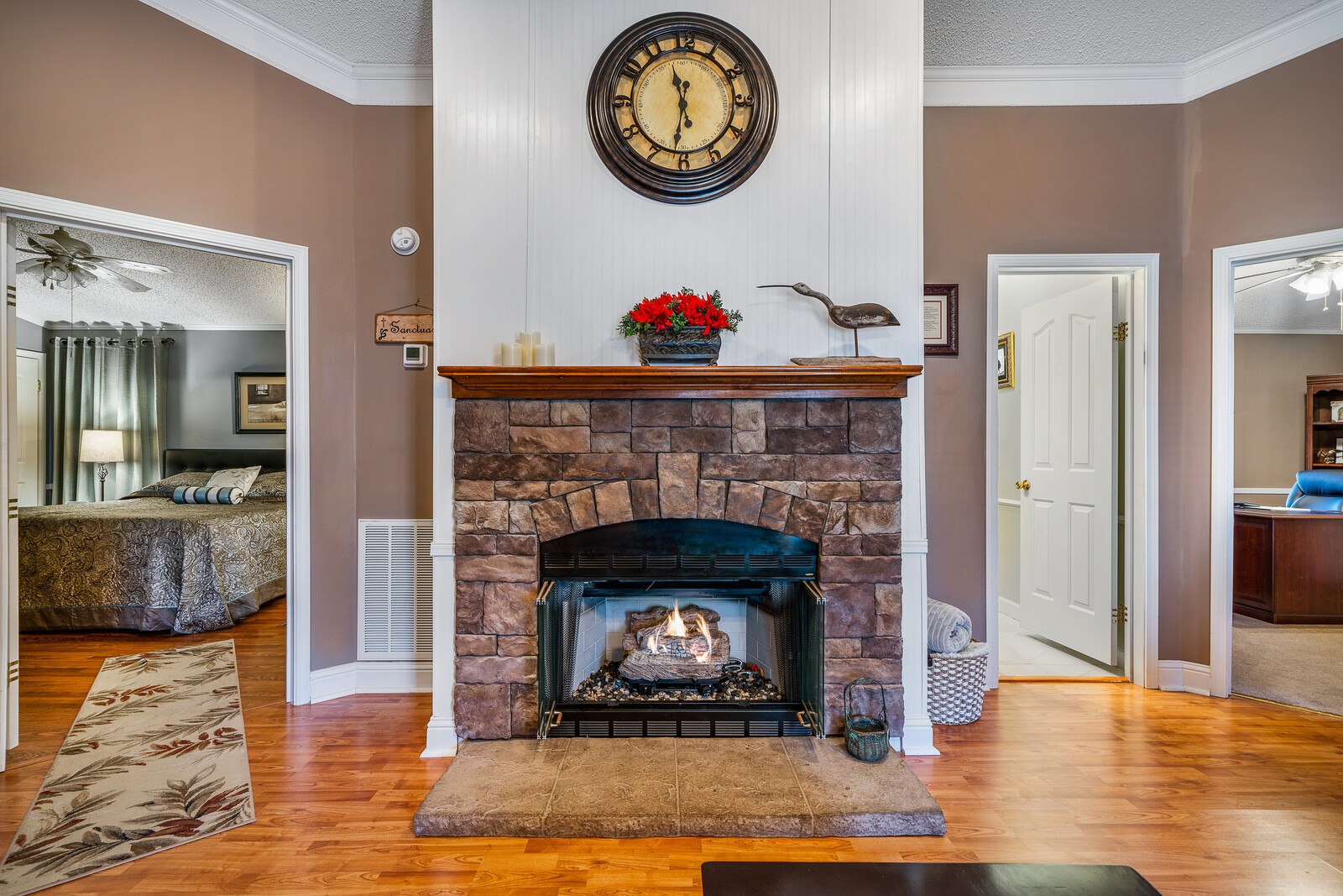 270 Allen's Chapel Road Smithville, TN 37166 - Photo 10 of 26 a living room with furniture and a fireplace