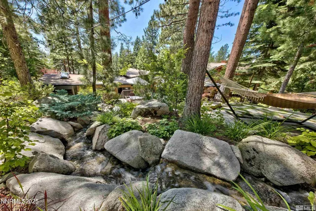 a view of an outdoor space and a yard