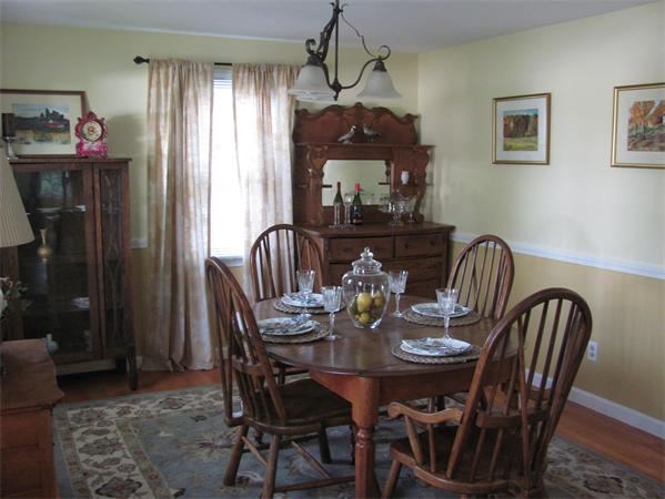 195 Braeburn Road East Longmeadow, MA 01028 - Photo 3 of 20 a view of a dining room with furniture window and outside view