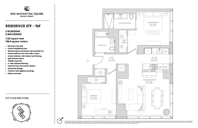$2,735,000 | 252 South Street, Unit 71F | Two Bridges