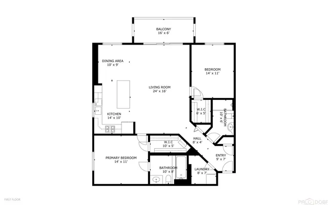 a picture of a floor plan