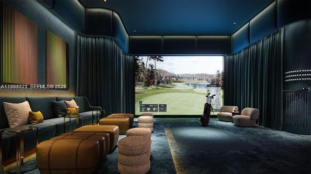 77 Southeast 5th, Unit 2004 Miami, FL 32311 - Photo 20 of 32 a living room with furniture and a large window