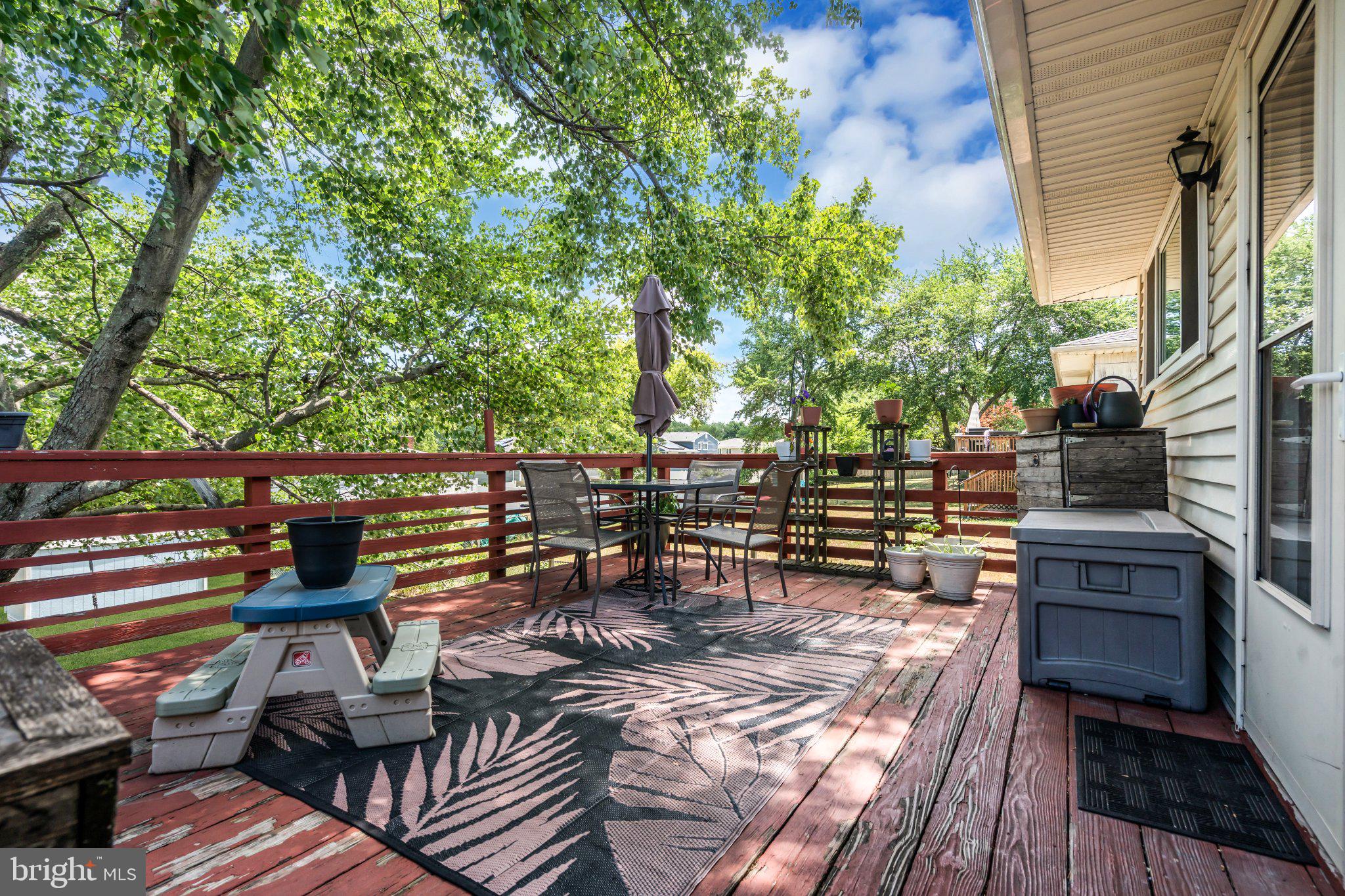 34 Haines Mill Road Delran, NJ 08075 - Photo 24 of 34 Serene deck with lush greenery views.