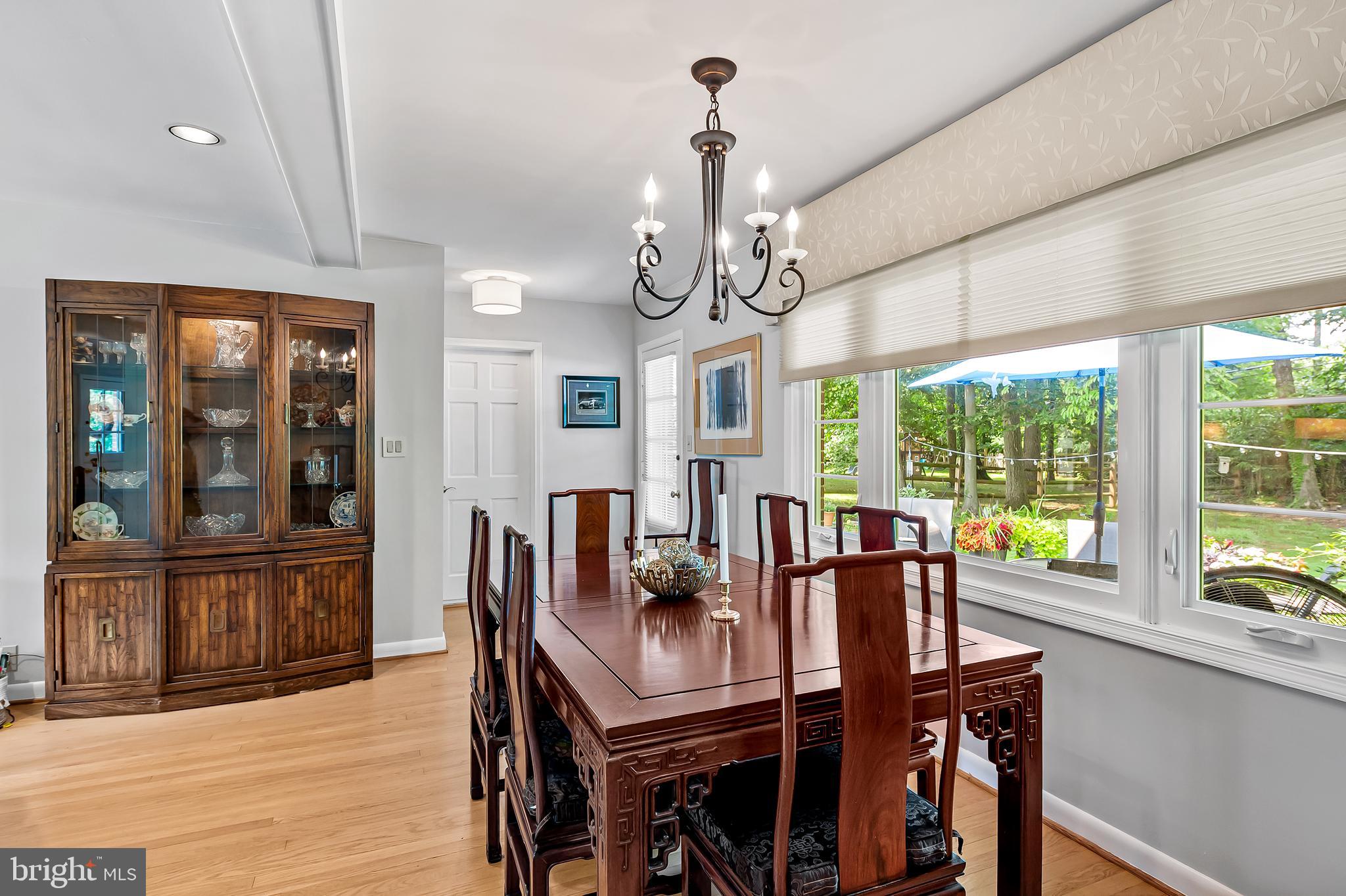 206 Charmuth Road Lutherville-Timonium, MD 21093 - Photo 10 of 45 Dining room with picture window views to yard