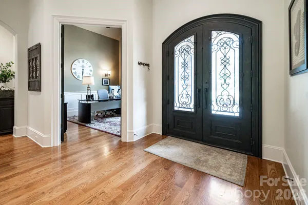 a view of livingroom with livingroom with wooden floor wooden floor and a cabinet