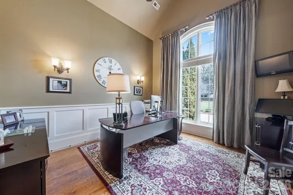 a very nice looking room with a large window