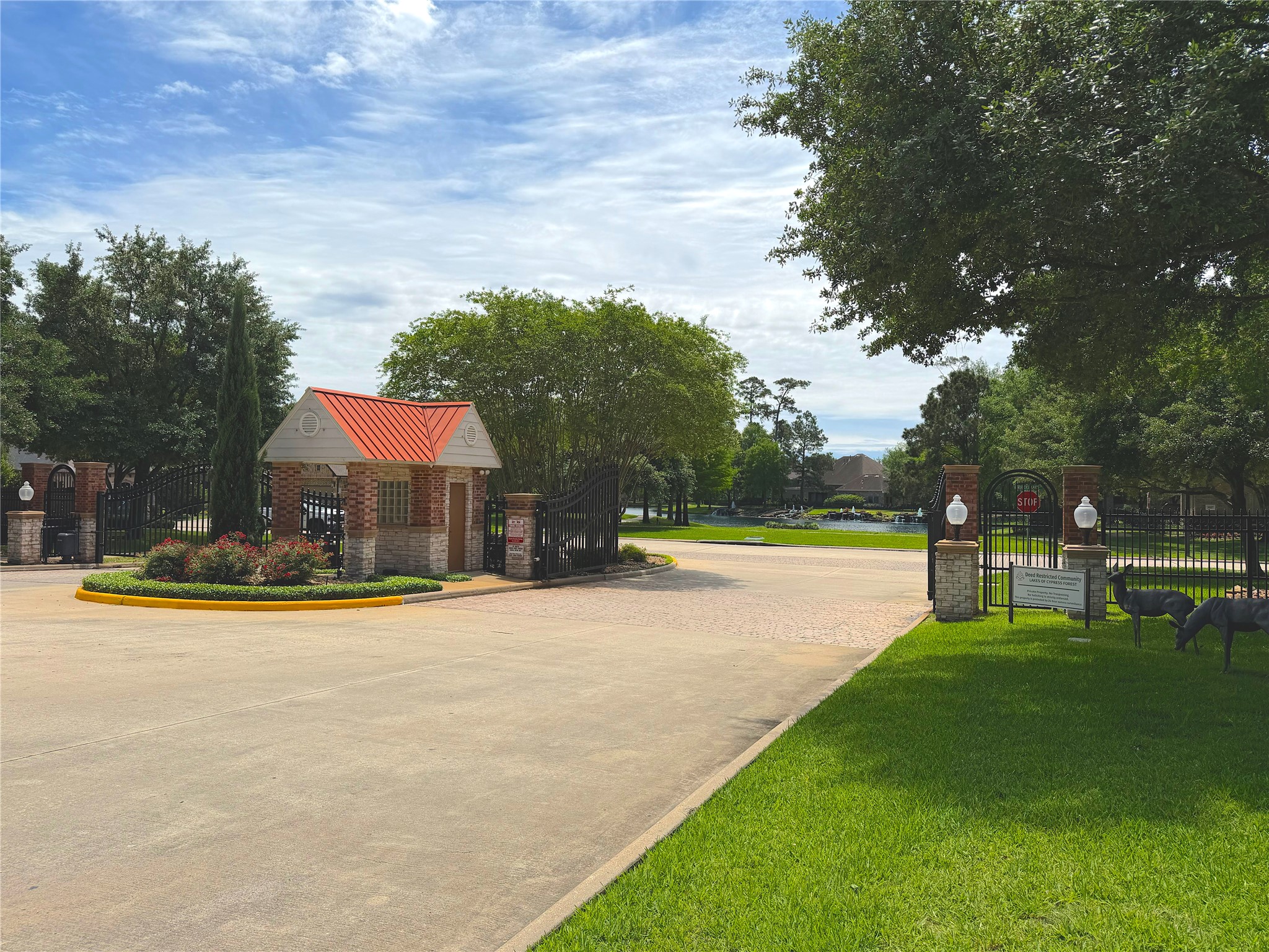 2406 Randal Point Court Spring, TX 77388 - Photo 44 of 45 Entrance gates open to arrive to this beautiful neighborhood!