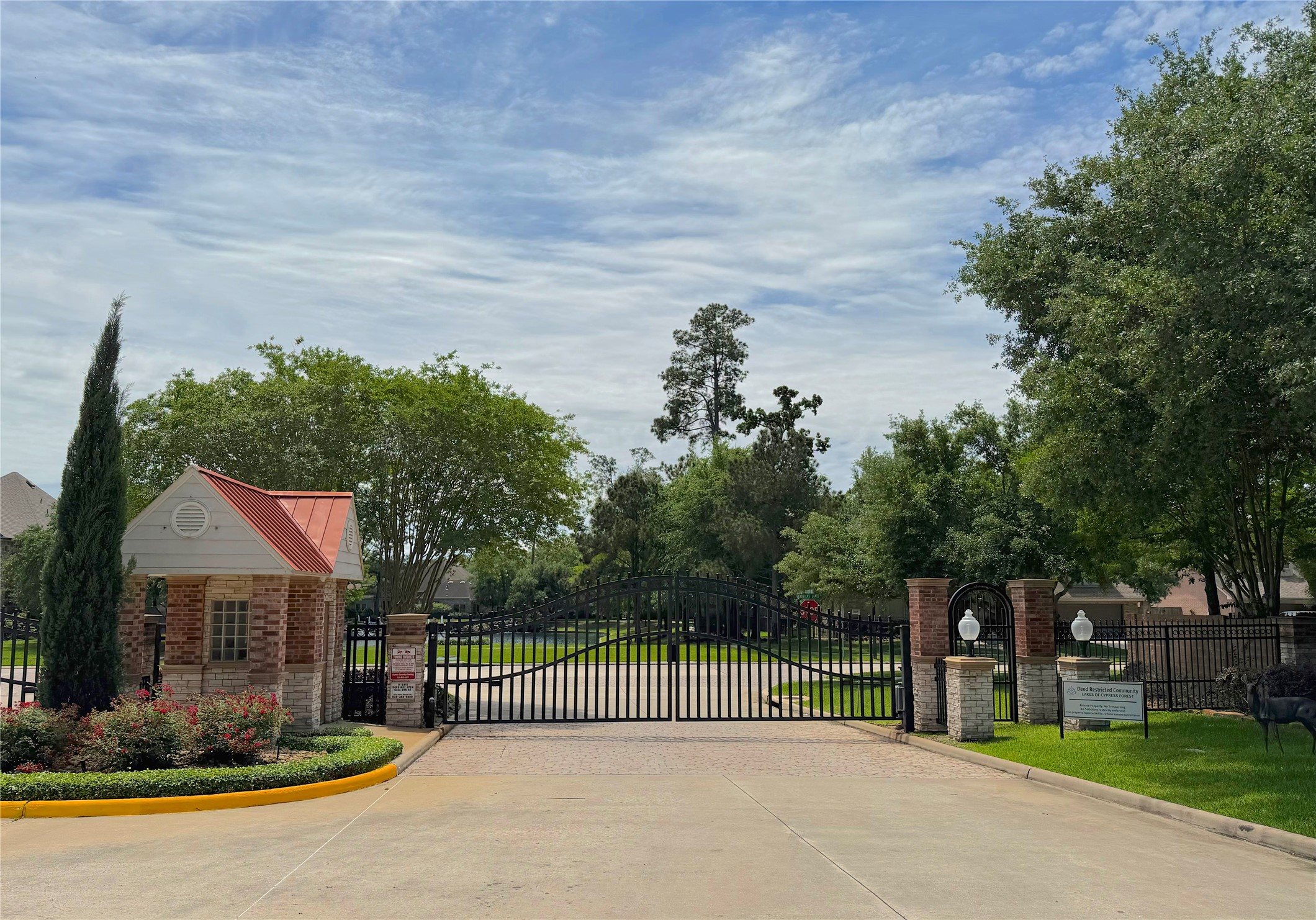 2406 Randal Point Court Spring, TX 77388 - Photo 45 of 45 Entrance gates for extra privacy.