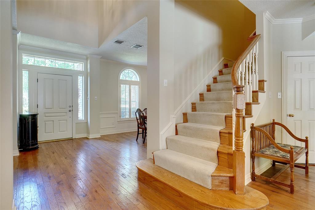 203 Donley Court Southlake, TX 76092 - Photo 4 of 21 a view of staircase with white walls and floors