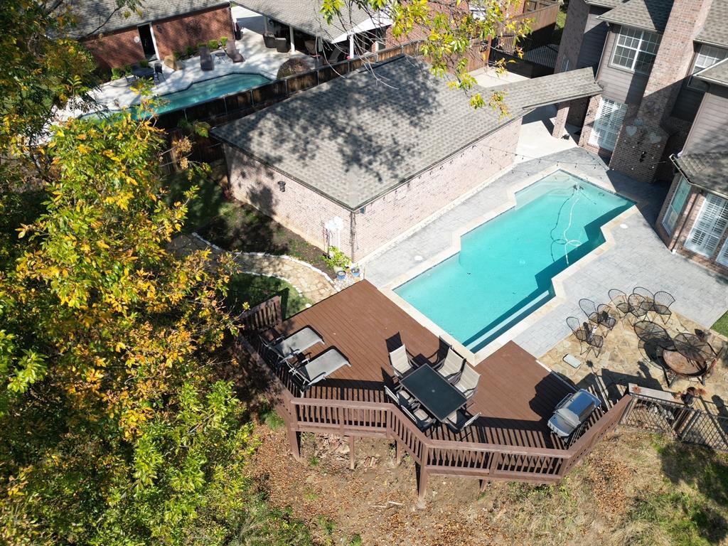 723 Bent Tree Court Coppell, TX 75019 - Photo 2 of 39 an aerial view of a house with garden space and street view