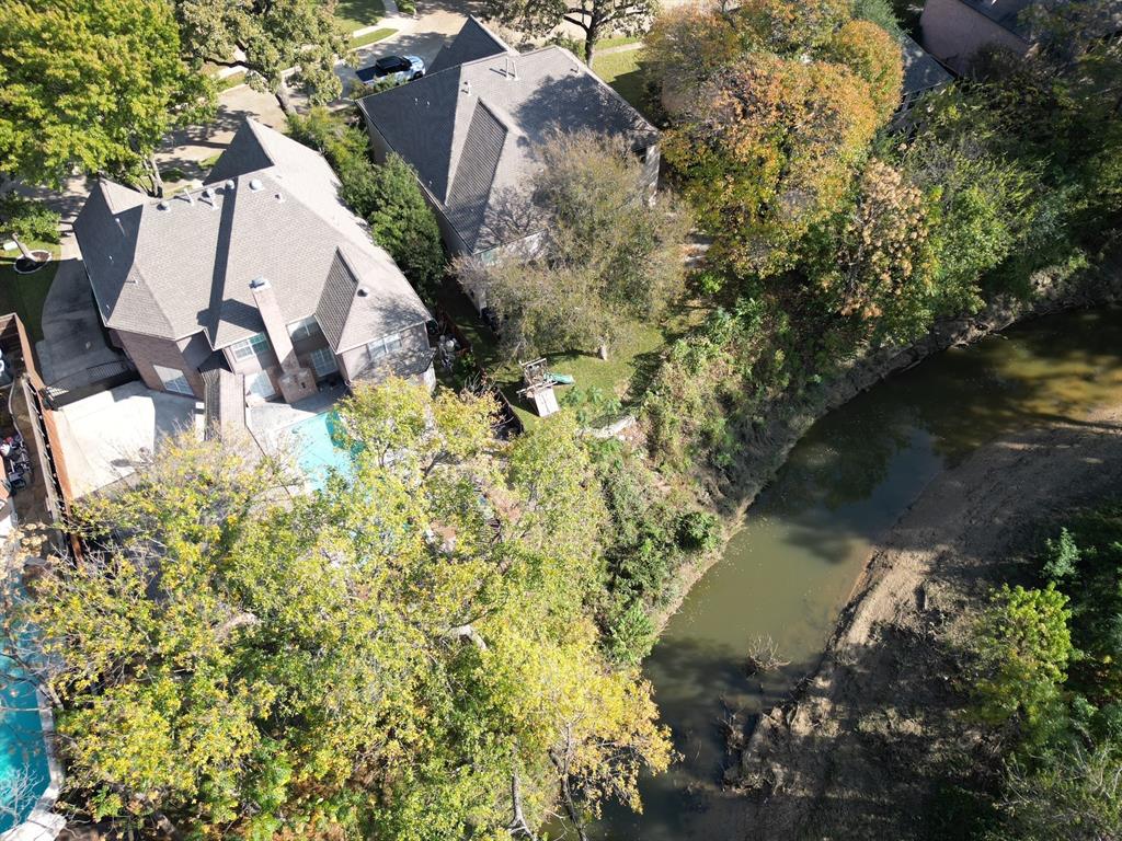 723 Bent Tree Court Coppell, TX 75019 - Photo 3 of 39 an aerial view of residential house with outdoor space and trees all around