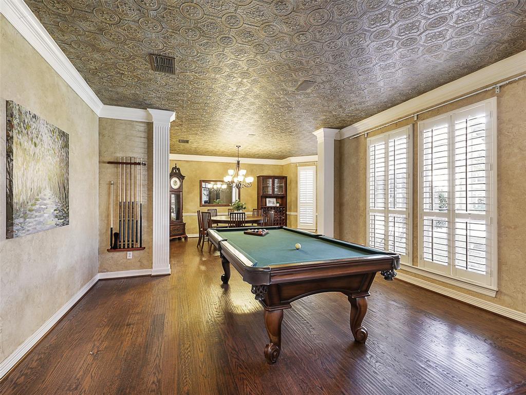 723 Bent Tree Court Coppell, TX 75019 - Photo 9 of 39 a room with furniture pool table wooden floor and windows