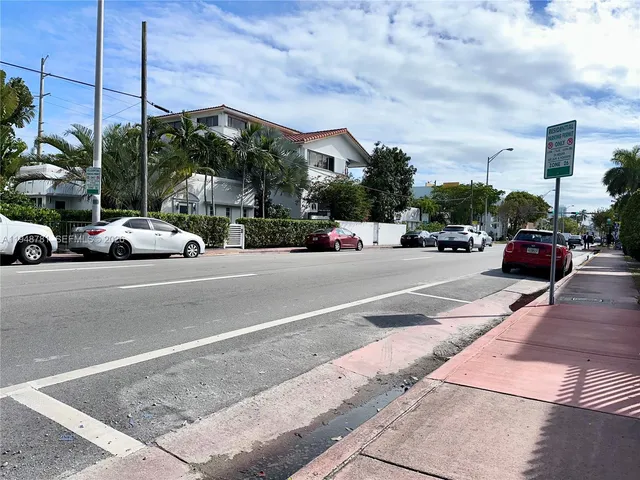 a view of street with cars