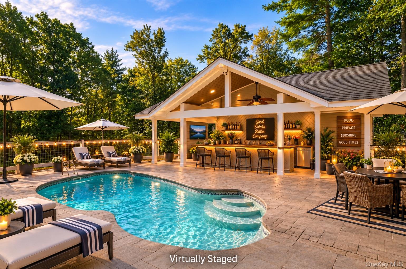 705 Swamp Pond Road Narrowsburg, NY 12764 - Photo 1 of 49 Virtual pool deck area