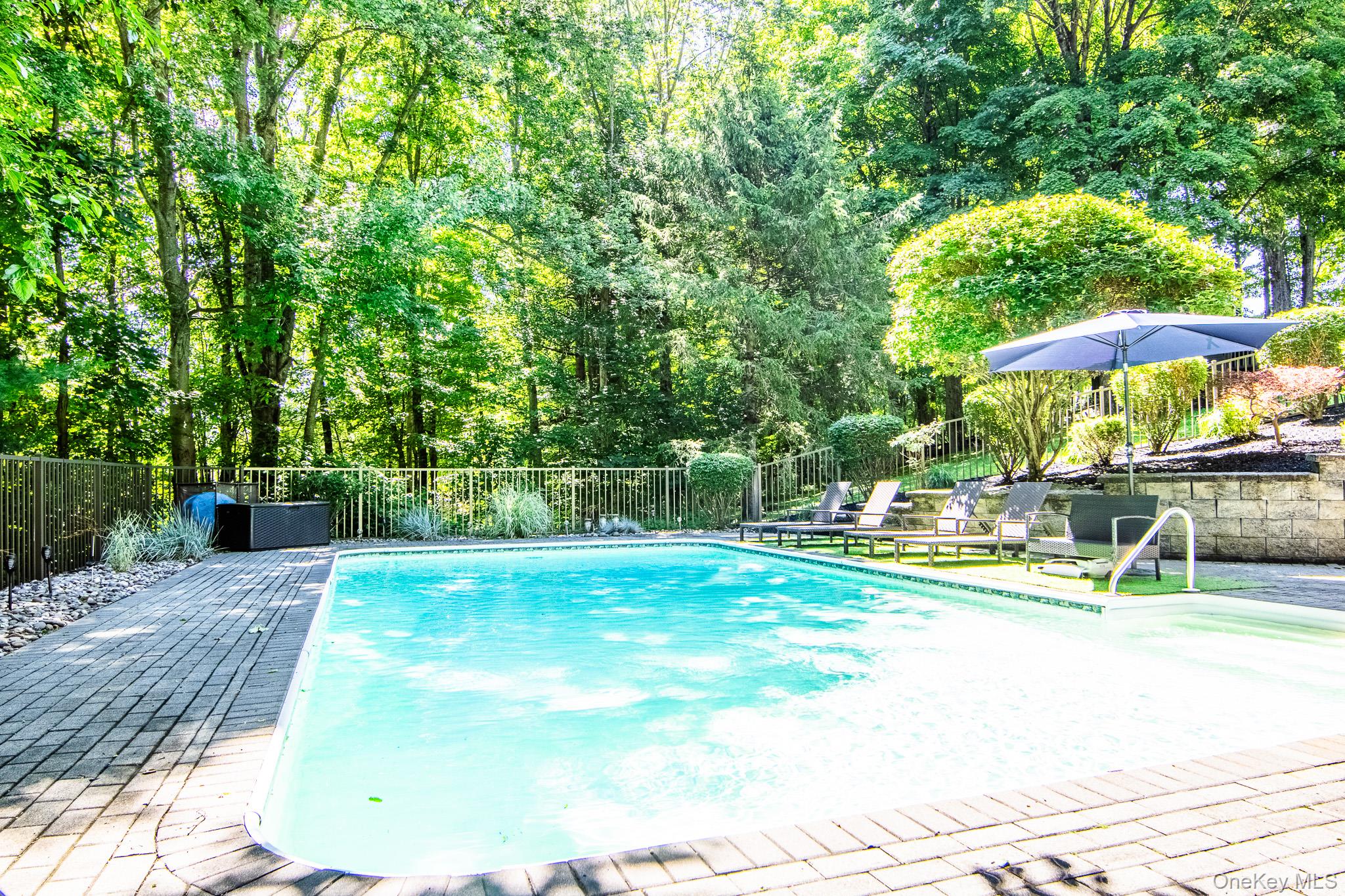 195 Pressler Road Wallkill, NY 12589 - Photo 43 of 47 Pool is surrounded by mature trees providing privacy